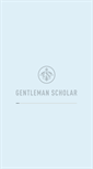 Mobile Screenshot of gentlemanscholar.com